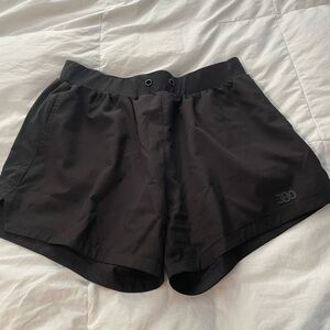J80 Fit Black Athletic Shorts